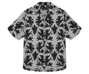 AllSaints Motif Ss Shirt Jet Black Taille: L | Chemises d'affaires Outlet | Homme | Le Noir