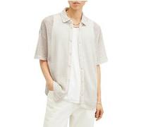 AllSaints Munroe Ss Shirt Chalk White Taille: S | Casual chemises Outlet | Homme | Blanche