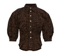 AllSaints - Nancy Denim Shirt - Femme - Blouses et Chemises - Brun - Taille: 34 FR