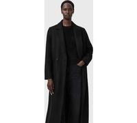 AllSaints, Femme, Manteaux, Noir, Taille: 38 FR Nellie Double-Breasted Coat