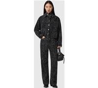 AllSaints Nicky Denim Shacket Leppo Black Taille: M | Vestes Outlet | Femme | Bleu