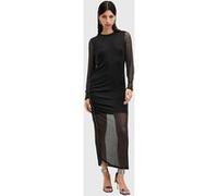 AllSaints Nora Sparkle Dress Black Shimmer Taille: 8 | Robes Outlet | Femme | Le Noir