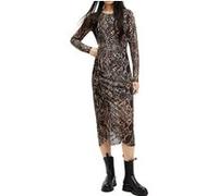 AllSaints Nora Waimea Ls Dress Black Taille: 2 | Robes Outlet | Femme | Le Noir