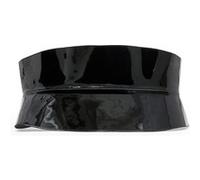 AllSaints Oakley Corset Belt Patent Black/brass Taille: L/XL | Ceintures Outlet | Femme | Le Noir