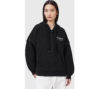 AllSaints Omnium Amphia Hoody Black Taille: S | Manches longues Outlet | Femme | Le Noir
