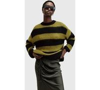 AllSaints Onyx Jumper Black/green Taille: L | Pulls tricotés Outlet | Femme | Le Noir