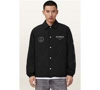 AllSaints Orbital Coach Jacket Black Taille: L | Vestes légères Outlet | Homme | Le Noir