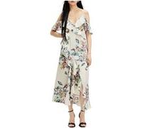 AllSaints Orion Sanibel Dress Taupe Grey Taille: 10 | Robes Outlet | Femme | Le Noir