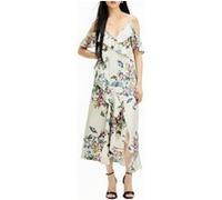 AllSaints Robe d’été 'ORION SANIBEL' gris clair / vert / orange / rose, Taille 34