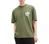 AllSaints Orlando Ss Crew Fleur Green Taille: XL | T-shirts avec imprimés Outlet | Homme | Vert