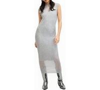 AllSaints Patrice Dress Silver Taille: M | Robes Outlet | Femme | Gris