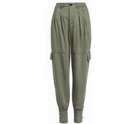 AllSaints Paxton Trousers Khaki Green Taille: W25 | Pantalons Cargo Outlet | Femme | Marron