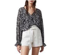 AllSaints Penny Ambient Top Pale Grey Taille: XS | Chemisiers Outlet | Femme | Gris