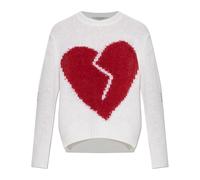 AllSaints - Pullover Luvheart - Femme - Pulls - Blanc - Taille: 36 FR