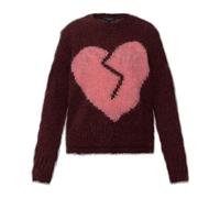 AllSaints - Pulls à col rond - Femme - Pulls - Rouge - Taille: 38 FR