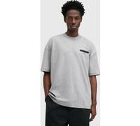 AllSaints Redact Ss Crew Grey Marl Taille: XL | T-shirts avec imprimés Outlet | Homme | Gris
