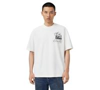 AllSaints REEL SS CREW TEE men Shortsleeves white taille: L