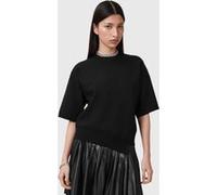 AllSaints Remi Knit Tee Black Taille: L | Pulls Outlet | Femme | Le Noir