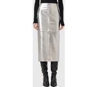 AllSaints Renai Pencil Skirt Silver Taille: 4 | Jupes Outlet | Femme | Gris
