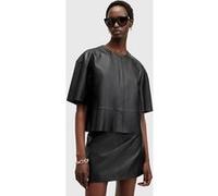 AllSaints Renai Tee Black Taille: 2 | Chemisiers Outlet | Femme | Le Noir