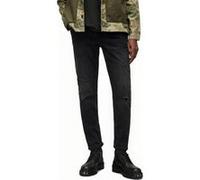 AllSaints Rex Damaged Washed Black Taille: W28L32 | Jeans slim Outlet | Homme | Le Noir
