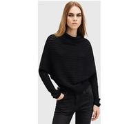 AllSaints Ridley Ladder Jumper Black Taille: L | Pulls tricotés Outlet | Femme | Le Noir