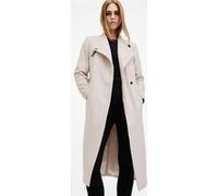 AllSaints Riley Coat Desert White Taille: 8 | Manteaux cache-cœur Outlet | Femme | Blanche