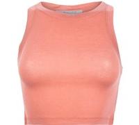 AllSaints Rina Cropped Tank Tainted Pink Taille: 14 | Tanktops Outlet | Femme | Rose