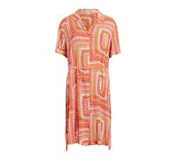 AllSaints Robe-chemise 'ATHEA LUISA' jaune / rouge clair / blanc cassé, Taille 34