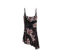 AllSaints Robe d’été 'BEA' taupe / gris foncé / mauve / noir, Taille 38