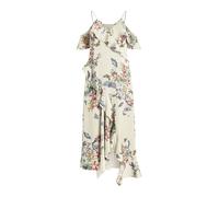 AllSaints Robe d’été 'ORION SANIBEL' gris clair / vert / orange / rose, Taille 36