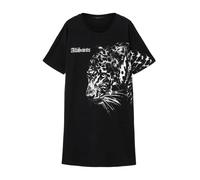 AllSaints Robe 'ZAYA' graphite / noir / blanc, Taille 34