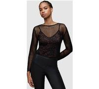 AllSaints Rosalie Anita Top Black/brown Taille: 8 | Chemisiers Outlet | Femme | Le Noir