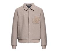 AllSaints - Royce Wool Jacket - Homme - Vestes - Beige - Taille: S