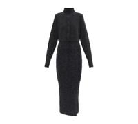 AllSaints - Sabine 2-in-1 Maxi Dress - Femme - Robes - Gris - Taille: 36 FR