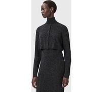 AllSaints Sabine Dress Charcoal Grey Taille: M | Robes longues Outlet | Femme | Le Noir