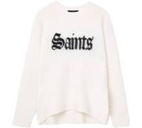 AllSaints Saints Crew Chalk White/black Taille: XS | Pulls en Maille Outlet | Femme | Blanche