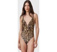 AllSaints Saph Swimsuit Evia Golden Brown Taille: L | Maillots une pièce Outlet | Femme | Marron