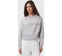 AllSaints Separo Pearl Sweat Grey Marl Taille: S | Pulls Outlet | Femme | Blanche