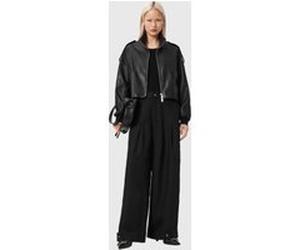 AllSaints Sherell Trouser Black Taille: 2 | Évasés pantalons Outlet | Femme | Le Noir