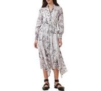 AllSaints Skylar Maxi Dress Rise Ecru White Taille: 8 | Robes midi Outlet | Femme | Marron
