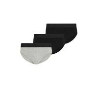 AllSaints Slip gris chiné / noir, Taille M