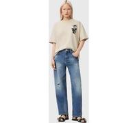 AllSaints Snakehead Etta Tee Almond White Taille: M | Chemises Outlet | Femme | Marron