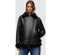AllSaints Sola Shearling Black Taille: S | Vestes d'hiver Outlet | Femme | Le Noir