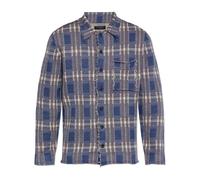 AllSaints - Solmar Knitted Check Cardigan - Homme - Chemises - Bleu - Taille: M