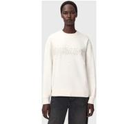 AllSaints Sprinkle Etta Sweat White Taille: M | Pulls Outlet | Femme | Blanche