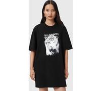 AllSaints Static Tee Dress Black Taille: S | Robes Mini Outlet | Femme | Le Noir