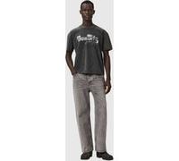 AllSaints Sun City Ss Crew Washed Black Taille: XL | T-Shirts Outlet | Homme | Le Noir
