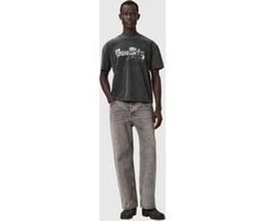 AllSaints Sun City Ss Crew Washed Black Taille: XL | T-Shirts Outlet | Homme | Le Noir