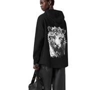 AllSaints Sweat-shirt 'STATIC ETIE' gris foncé / noir / blanc cassé, Taille L